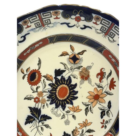 Antique Mason's Ironstone China England 'Windsor' 9.5" Luncheon Plate - Picture 4 of 11